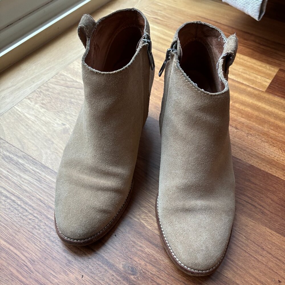 Madewell Ankle Boots Suede 7.5